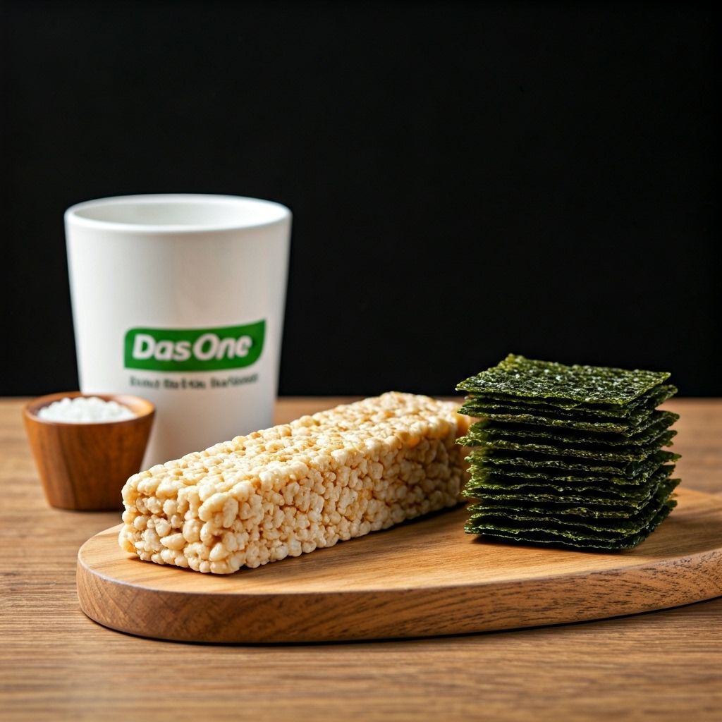 DasOne Thanh Gạo Lứt Chà Bông và Bánh kẹp Rong Biển