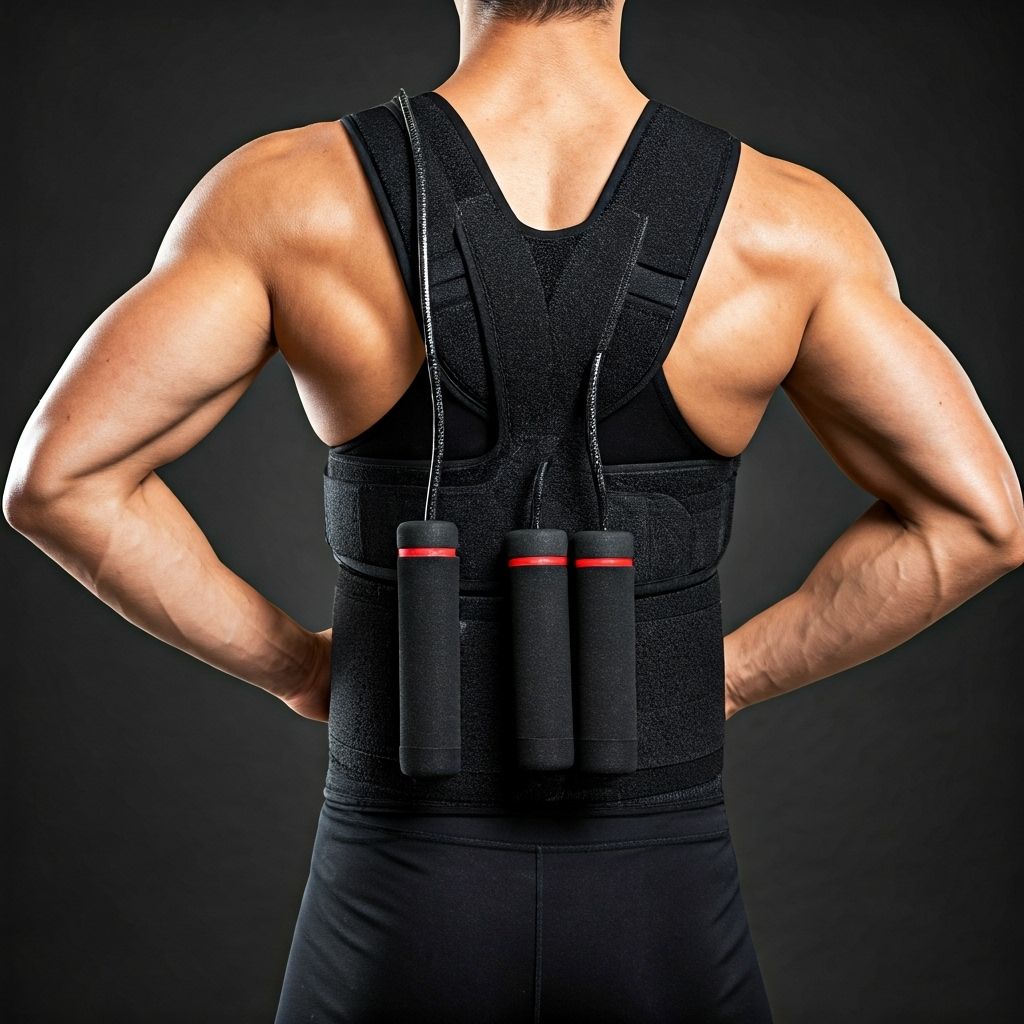 COMBO Dây nhảy không dây đếm số và đai chống gù lưng JUSTFIT